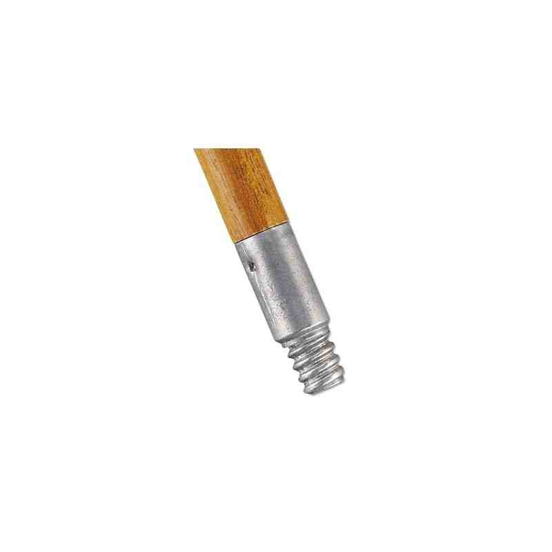 Handle - Threaded 60" Wood Metal Tip - Lacquered, 12/EA - [Cleaning Supplies Canada Discounts] - FG636400LAC - [DefendUse.com]