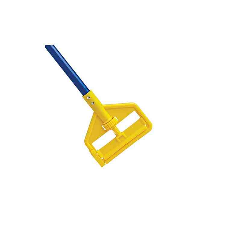 RUBBERMAID  Invader® Wet Mop Handle, Fibreglass/Plastic, Open Gate Tip, 60" Length- Blue - [Cleaning Supplies Canada Discounts] 
