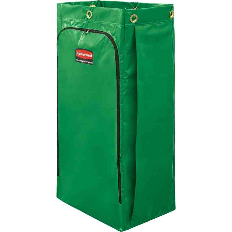 Janitorial Cleaning Cart Vinyl Bag - 34G High Capacity - Green[9T93/9T93-01], Each - [Cleaning Supplies Canada Discounts] - 1966