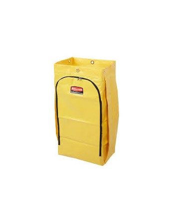 Janitorial Cleaning Cart Vinyl Bag - 34G High Capacity - Yellow[9T80], Each - [Cleaning Supplies Canada Discounts] - 1966881 - [
