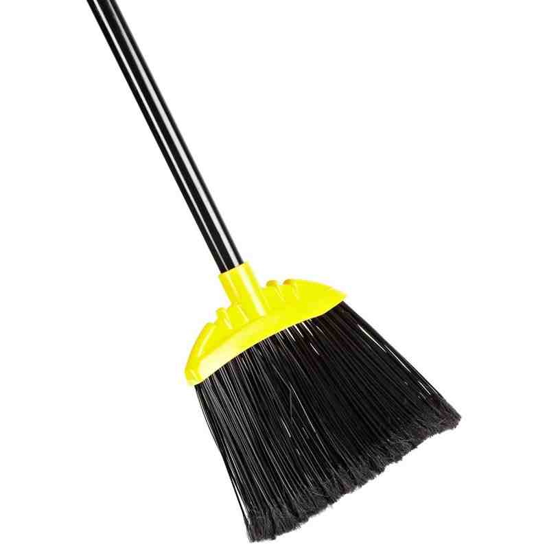 RUBBERMAID FG638906BLA Jumbo Smooth Sweep Angle Broom, 56-7/8" Long Block Length: 11-7/8" - [DefendUse.com] - FG638906BLA - Broo