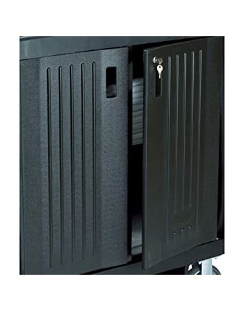 Rubbermaid  FG619700BLA Locking Door Kit for Full Size and Compact Housekeeping Carts, Black - [Cleaning Supplies Canada Discoun