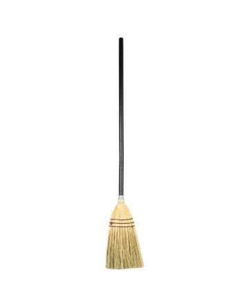 Rubbermaid FG637300BRN Corn-Fill Lobby Broom, Black - [DefendUse.com] - FG637300BRN - Lobby Broom