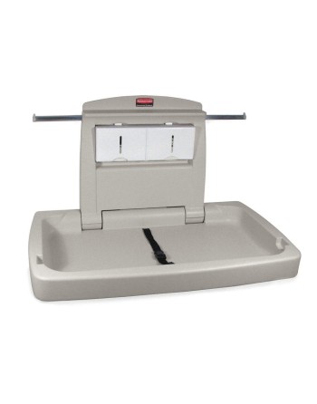 Rubbermaid® Horizontal Baby Changing Station - FG781888LPLAT - [Cleaning Supplies Canada Discounts] - FG781888LPLAT - [DefendUse