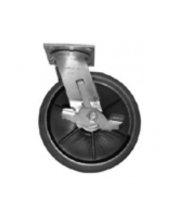 Rubbermaid 1959585 Quiet Caster 4" for 9T75/1861427/428/429/441 - Black - [Cleaning Supplies Canada Discounts] - 1959585 - [Defe