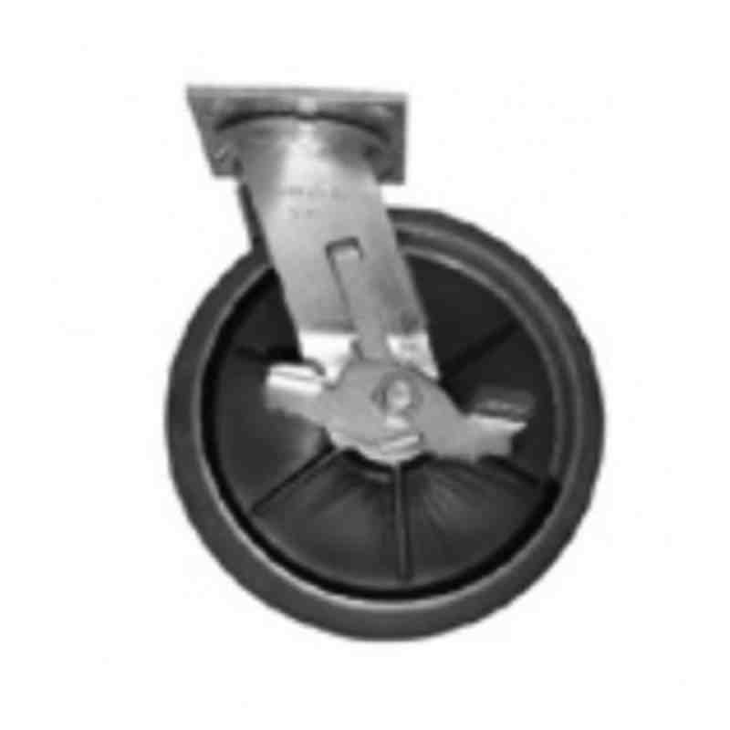 Rubbermaid 1959585 Quiet Caster 4" for 9T75/1861427/428/429/441 - Black - [Cleaning Supplies Canada Discounts] - 1959585 - [Defe