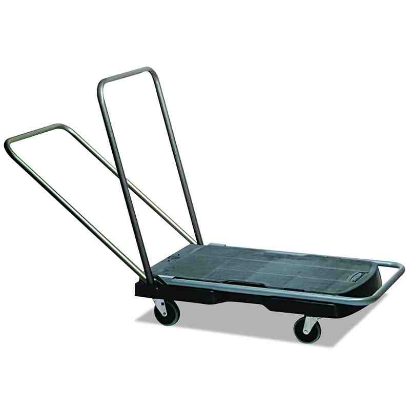 RUBBERMAID  Utility Platform Truck, 30-1/2" L x 20-1/2" W, 250 lbs. Cap., Rubber Wheels - [Cleaning Supplies Canada Discounts] -