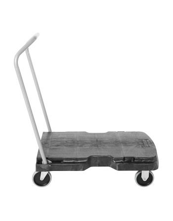RUBBERMAID FG440100BLA Triple™ Trolleys, 32-1/2" L x 20-1/2" W, 500 lbs. Cap., Rubber Wheels - [DefendUse.com] - FG440100BLA - P