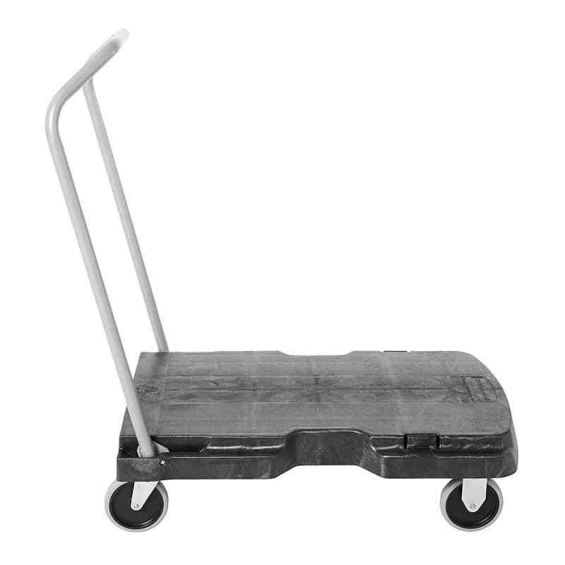 RUBBERMAID FG440100BLA Triple™ Trolleys, 32-1/2" L x 20-1/2" W, 500 lbs. Cap., Rubber Wheels - [DefendUse.com] - FG440100BLA - P