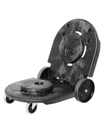RUBBERMAID FG264600BLA Tandem Brute® Dolly, Black - [DefendUse.com] - FG264600BLA - Drum Dolly