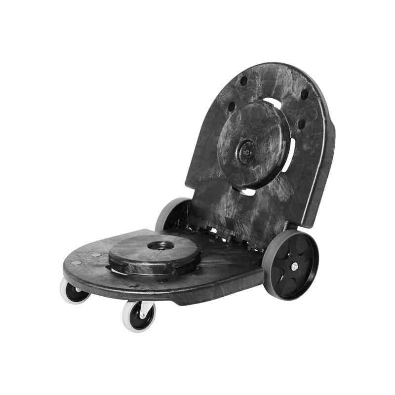 RUBBERMAID FG264600BLA Tandem Brute® Dolly, Black - [DefendUse.com] - FG264600BLA - Drum Dolly