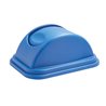 Rubbermaid Commercial Products 1829407 Rubbermaid Commercial Waste Basket Trash Can Lid, 41 Quart Blue