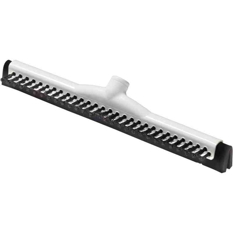RUBBERMAID  Plastic Scrub & Dry Floor Squeegee, 18", Straight Blade Colour: Black - [Cleaning Supplies Canada Discounts] - FG9C4