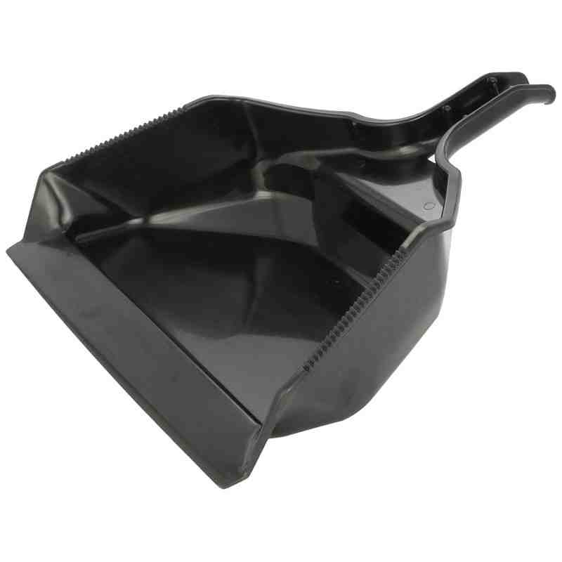 Rubbermaid FG9B5900BLA 16" Black Extra Large Heavy-Duty Dust Pan - [Cleaning Supplies Canada Discounts] - FG9B5900BLA - [DefendU