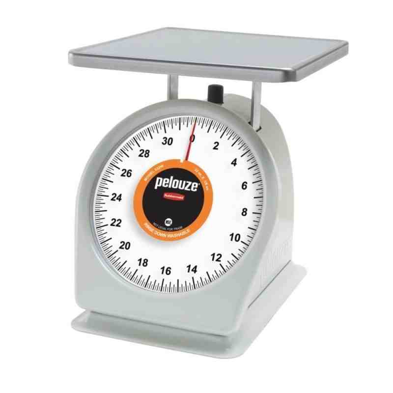 Rubbermaid Washable Mechanical  Portion Control Scale 32oz 1/8oz , 4/EA - [Cleaning Supplies Canada Discounts] - FG832W - [Defen