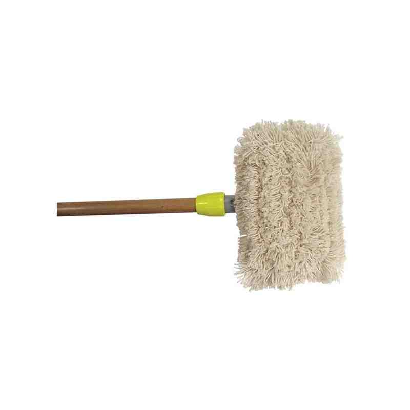 RUBBERMAID  Wall Washing Mop Kit Length: 5" Width: 9" Material: Cotton Handle Length: 60" - [Cleaning Supplies Canada Discounts]