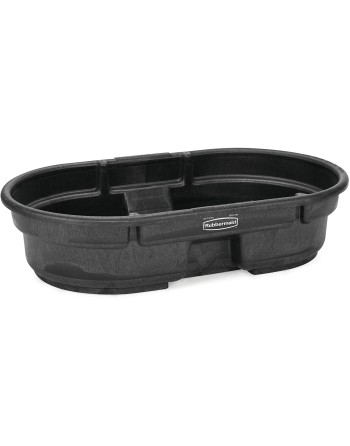 Rubbermaid FG424300BLA 50 Gallon Black Structural Foam Stock Tank - [DefendUse.com] - FG424300BLA - Stock Tank