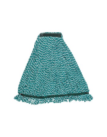 Rubbermaid FGA81206GR00 Web Foot Microfiber 20 oz. Green Wet Mop with 1" Headband - [DefendUse.com] - FGA81206GR00 - Microfiber 