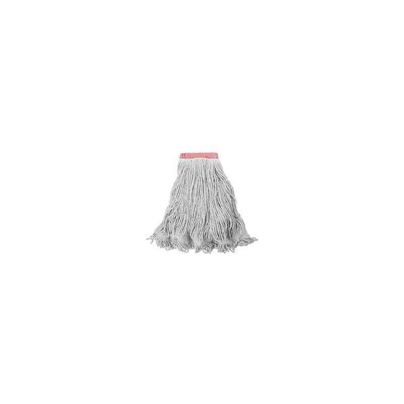 Rubbermaid FGD25106WH00 Super Stitch Small Mop Head - 5" Headband, 4 Ply Cotton/Synthetic, White - [Cleaning Supplies Canada Dis