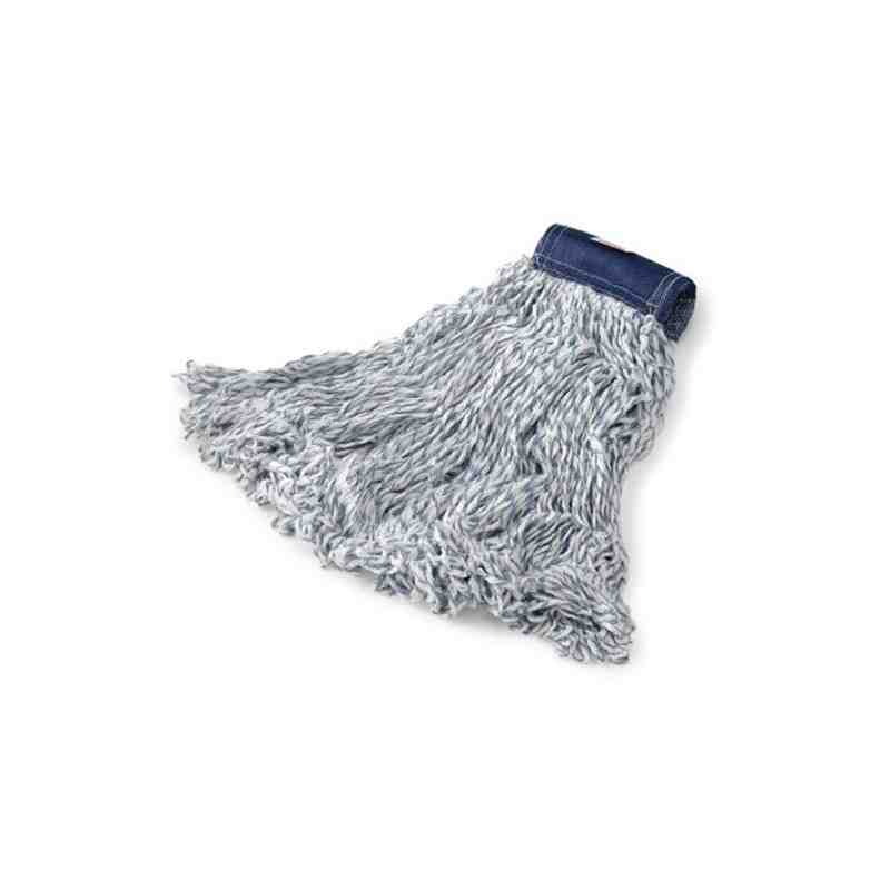 Rubbermaid FGD55306WH00 Super Stitch Finish 24 oz. White Wet Mop with 5" Headband - [Cleaning Supplies Canada Discounts] - FGD55