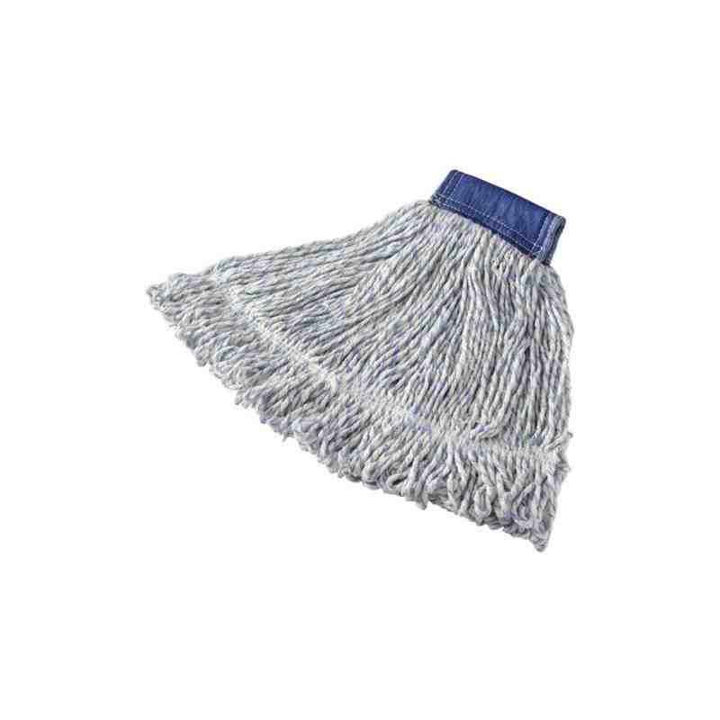 Rubbermaid FGD55206WH00 Super Stitch Finish 20 oz. White Wet Mop with 1" Headband - [Cleaning Supplies Canada Discounts] - FGD55