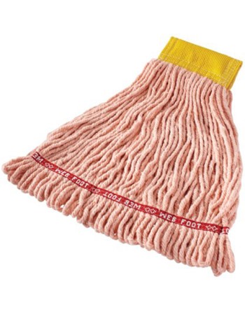 Rubbermaid FGA25106OR00 Side Gate Synthetic String Wet Mop Head, 5" Orange - [Cleaning Supplies Canada Discounts] - FGA25106OR00