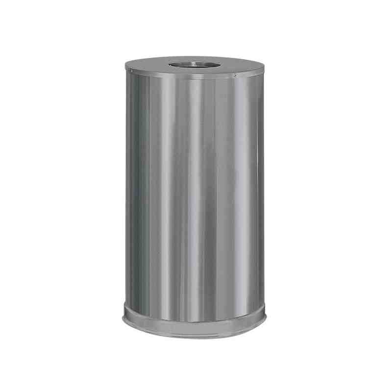 Rubbermaid FGCC16SSSGL 15 gal Indoor Decorative Trash Can - Metal, Stainless Steel - [DefendUse.com] - FGCC16SSSGL - Atrium Seri