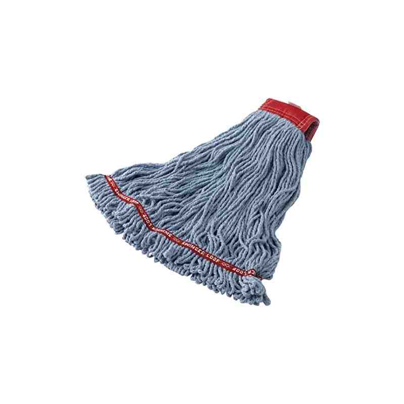 Rubbermaid FGC25306BL00 Swinger Loop Shrinkless 24 oz. Blue Wet Mop with 5" Headband - [Cleaning Supplies Canada Discounts] - FG