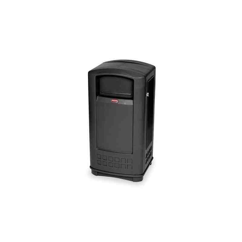 Plaza  Container 35G - Black, 1/EA - [Cleaning Supplies Canada Discounts] - FG9P9000BLA - [DefendUse.com]