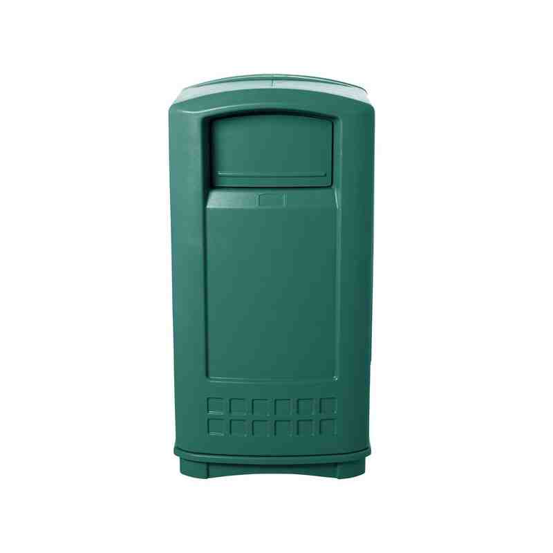 Plaza  Container 35G - DarkGreen, 1/EA - [Cleaning Supplies Canada Discounts] - FG9P9000DGRN - [DefendUse.com]