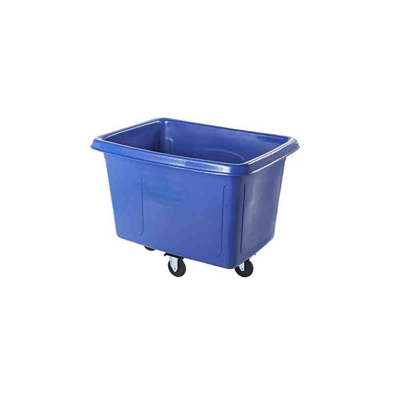 Rubbermaid FG460800DBLUE Dark Blue 8 Cu. Ft. Bulk Cube Truck (300 lb.) - [Cleaning Supplies Canada Discounts] - FG460800DBLUE - 