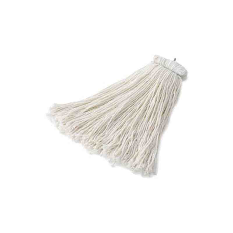 Rubbermaid FGF46700WH00 Dura Pro Rayon 20 oz. White Wet Mop with Twister Headband - [Cleaning Supplies Canada Discounts] - FGF46