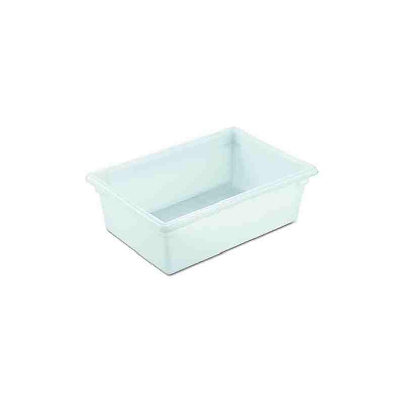 Rubbermaid FG350100WHT White Polyethylene Food Storage Box - 26 x