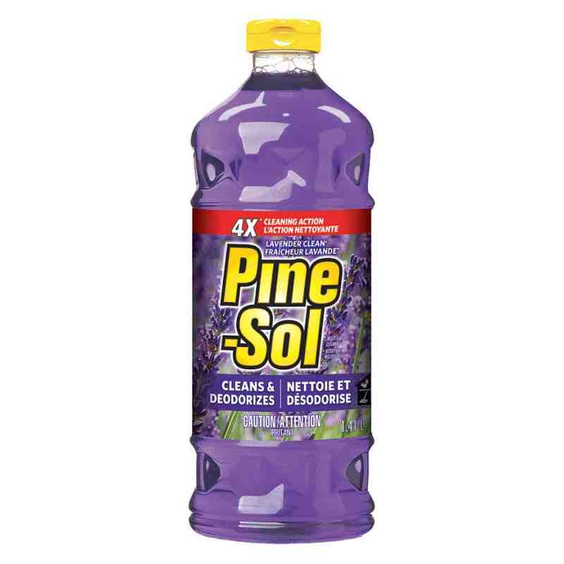 CLOROX 40290 Pine-Sol 1.41L Multi-Surface Cleaner, Lavender, Case of 8 - [DefendUse.com] - 40290 - Pine-Sol® Cleaners