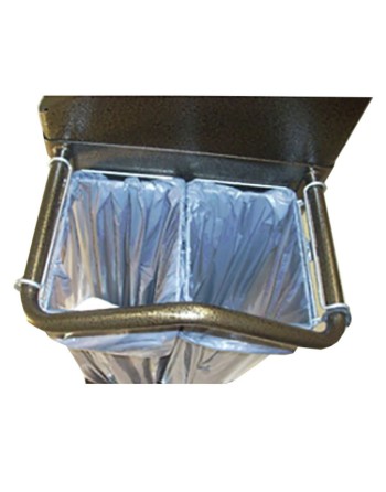 Rubbermaid FG6162000000 Dual Waste Wire Bag Holders - [DefendUse.com] - FG6162000000 - Trash Bag Holders