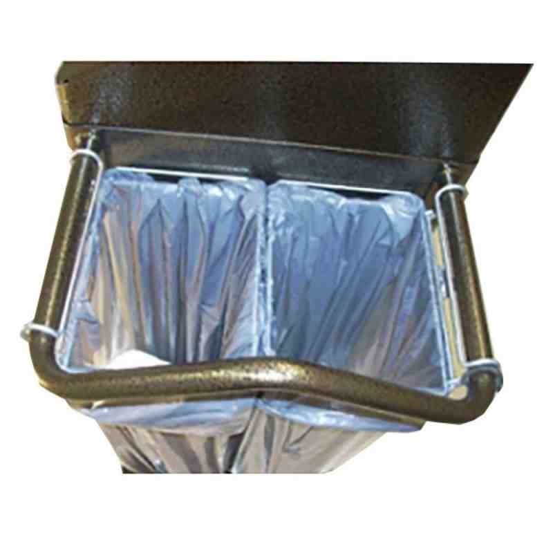 Rubbermaid FG6162000000 Dual Waste Wire Bag Holders - [DefendUse.com] - FG6162000000 - Trash Bag Holders