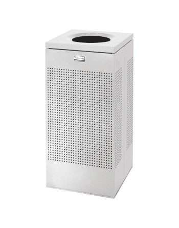 Rubbermaid RCPSC14EPLSM Designer Line Silhouettes Receptacle 16G - [DefendUse.com] - FGSC14EPLSM - Sillouettes Wastebasket