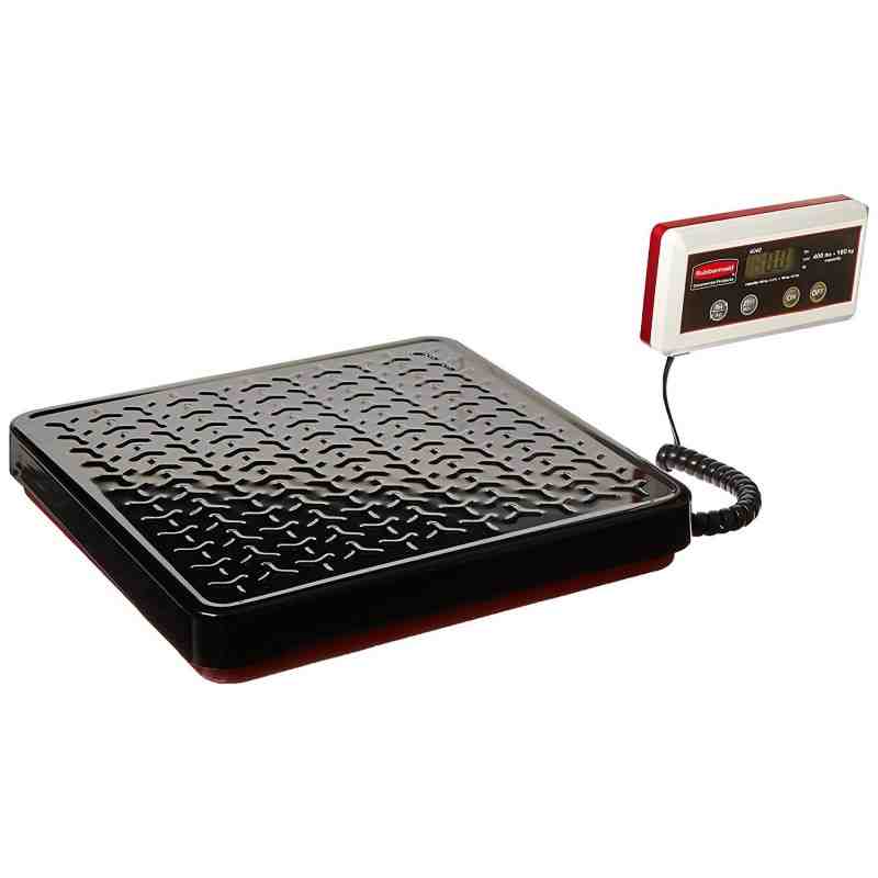 Rubbermaid FG404088 Pelouze 400 lb. Digital Receiving Scale with Remote Display - [Cleaning Supplies Canada Discounts] - FG40408