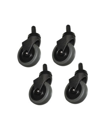 Executive Quiet 3" Stem Caster - Gray, 4/CS - [Cleaning Supplies Canada Discounts] - 1878370 - [DefendUse.com]