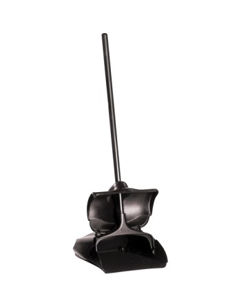 RUBBERMAID  Lobby-Pro™ Upright Dust Pan Systems, Plastic Height: 5" Length: 12.75" Width: 11.25" Colour: Black - [Cleaning Suppl