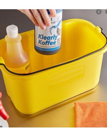 RUBBERMAID  Executive Series™ Caddy, 2.5 US Gal. (10 qt.) Capacity, Yellow - [Cleaning Supplies Canada Discounts] - FG9T8200YEL 