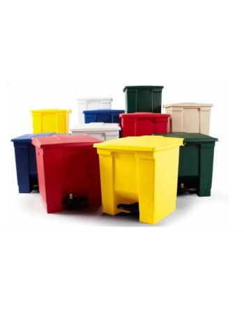 Step On Waste Container 18G - Red, 1/EA - [Cleaning Supplies Canada Discounts] - FG614500RED - [DefendUse.com]