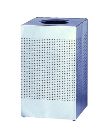Rubbermaid FGSR18SSPL 22 1/2 gal Indoor Decorative Trash Can - Metal, Stainless Steel - [DefendUse.com] - FGSR18SSPL - Sillouett