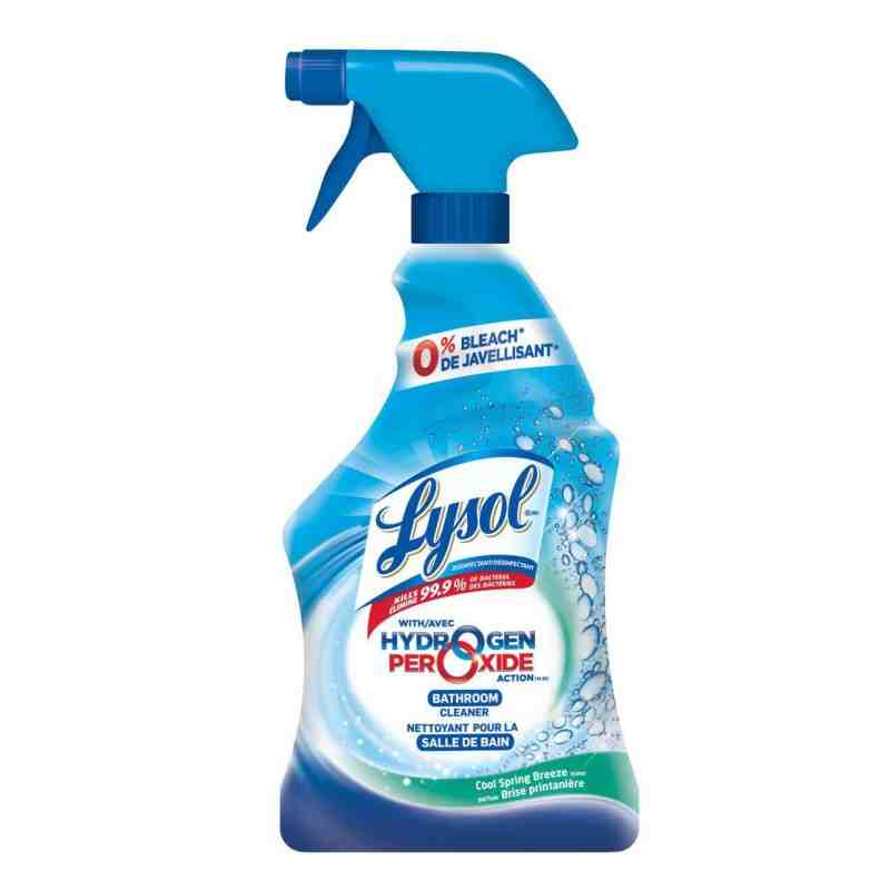 Lysol® 59631-88293 Bathroom Hydrogen Peroxide Disinfectant Cleaner - Cool Spring Breeze Trigger - 12/650ml [CB882933] - [DefendU
