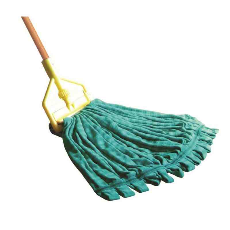 RUBBERMAID  Tube Wet Mop, Polyester/Microfibre, 22 oz., Loop Style Type: General Use Colour: Green 5" - [Cleaning Supplies Canad