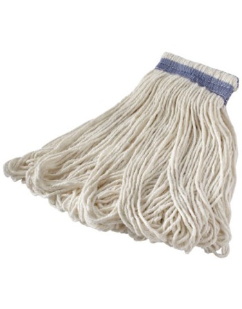 Rubbermaid FGE43800WH00 All Pro Rayon 24 oz. Universal Headband White Wet Mop - [Cleaning Supplies Canada Discounts] - FGE43800W