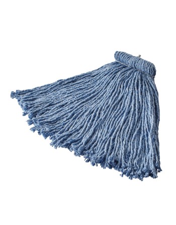 Rubbermaid FGF56600BL00 Dura Pro Blend 16 oz. Blue Wet Mop with Twister Headband - [Cleaning Supplies Canada Discounts] - FGF566