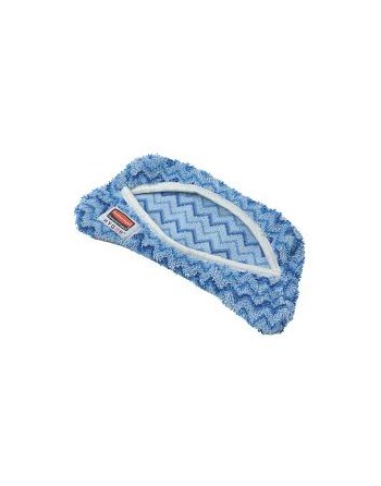 Rubbermaid FGQ89100BL00 HYGEN Flexi-Frame 11" Blue Microfiber Wet Mop Pad, 12/CS - [DefendUse.com] - FGQ89100BL00 - Mop Heads