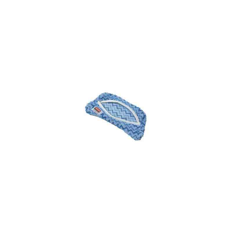Rubbermaid FGQ89100BL00 HYGEN Flexi-Frame 11" Blue Microfiber Wet Mop Pad, 12/CS - [DefendUse.com] - FGQ89100BL00 - Mop Heads