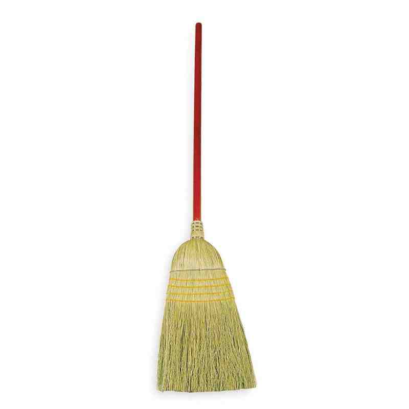 Rubbermaid Commercial FG638400ORAN Corn Fiber Warehouse Broom, Orange - [DefendUse.com] - FG638400ORAN - Corned Brooms